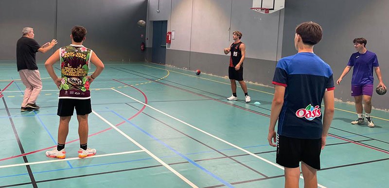 Explication aux Moins de 17 ans du Narbonne Handball